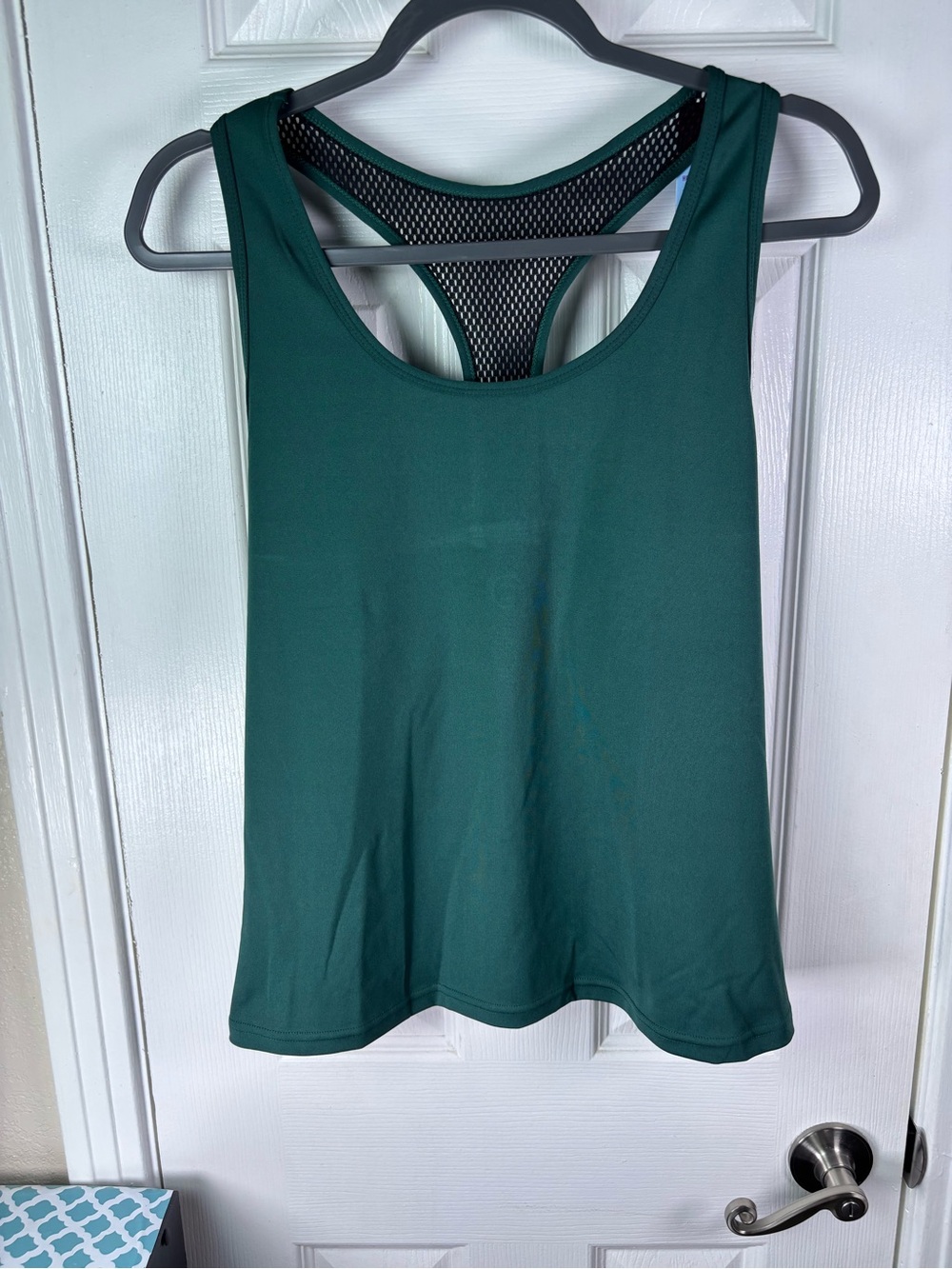 NWT Popfit Women’s Racerback Tank Top in Forest Green 2XL